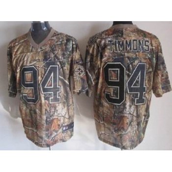 Nike Pittsburgh Steelers #94 Lawrence Timmons Realtree Camo Elite Jersey