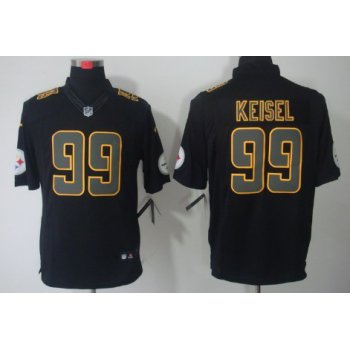 Nike Pittsburgh Steelers #99 Brett Keisel Black Impact Limited Jersey
