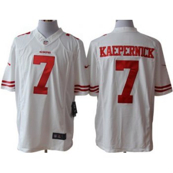 Nike San Francisco 49ers #7 Colin Kaepernick White Limited Jersey