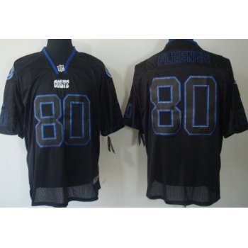 Nike Indianapolis Colts #80 Coby Fleener Lights Out Black Elite Jersey
