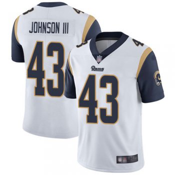 Rams #43 John Johnson III White Men's Stitched Football Vapor Untouchable Limited Jersey