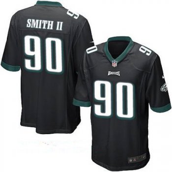 Men's Philadelphia Eagles #90 Marcus Smith II Black Alternate Stitched NFL Nike Game Jersey