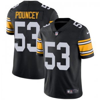 Nike Pittsburgh Steelers #53 Maurkice Pouncey Black Alternate Men's Stitched NFL Vapor Untouchable Limited Jersey