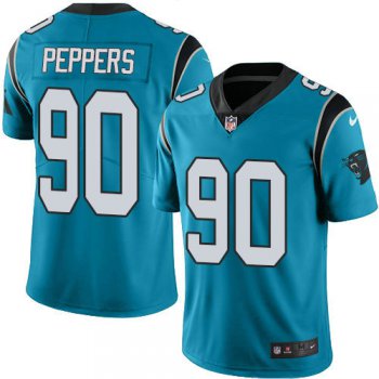 Nike Carolina Panthers #90 Peppers Blue Alternate Stitched NFL Vapor Untouchable Limited Jersey