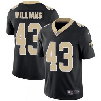 Nike New Orleans Saints #43 Marcus Williams Black Team Color Men's Stitched NFL Vapor Untouchable Limited Jersey