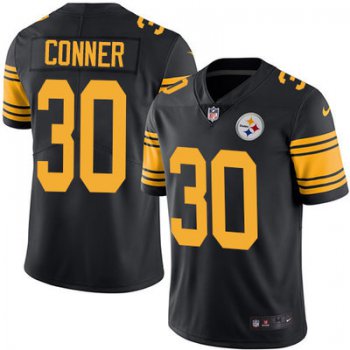Nike Pittsburgh Steelers #30 James Conner Black Men's Stitched NFL Limited Rush Jersey
