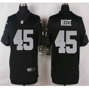 Oakland Raiders #45 Marcel Reece Nike Black Elite Jersey