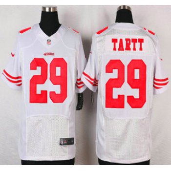 San Francisco 49ers #29 Jaquiski Tartt Nike White Elite Jersey