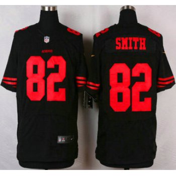 San Francisco 49ers #82 Torrey Smith 2015 Nike Black Elite Jersey