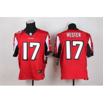 Men's Atlanta Falcons #17 Devin Hester Nike Red Elite Jersey