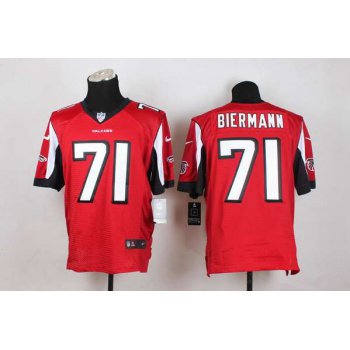 Men's Atlanta Falcons #71 Kroy Biermann Nike Red Elite Jersey