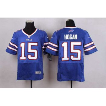 Men's Buffalo Bills #15 Chris Hogan 2013 Nike Light Blue Elite Jersey