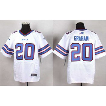 Men's Buffalo Bills #20 Corey Graham 2013 Nike White Elite Jersey
