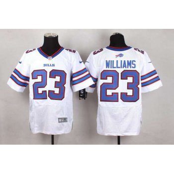 Men's Buffalo Bills #23 Aaron Williams 2013 Nike White Elite Jersey