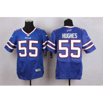 Men's Buffalo Bills #55 Jerry Hughes 2013 Nike Light Blue Elite Jersey