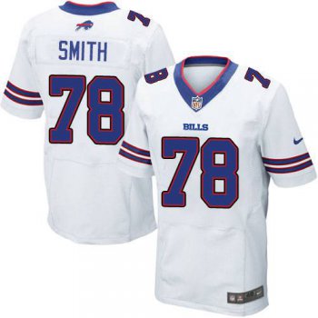 Men's Buffalo Bills #78 Bruce Smith 2013 Nike White Elite Jersey