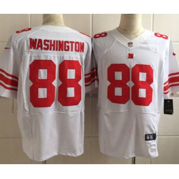 Men's New York Giants #88 Corey Washington Nike White Elite Jersey