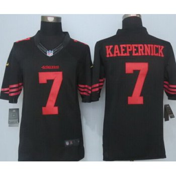 Nike San Francisco 49ers #7 Colin Kaepernick 2015 Black Limited Jersey