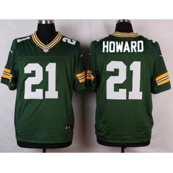 Men's Green Bay Packers #21 Desmond Howard Green Retired Player NFL Nike Elite Jersey