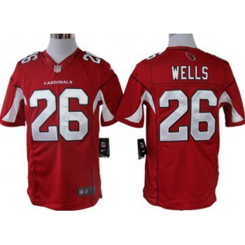 Nike Arizona Cardinals #26 Chris Wells Red Limited Jersey