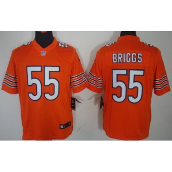 Nike Chicago Bears #55 Lance Briggs Orange Limited Jersey