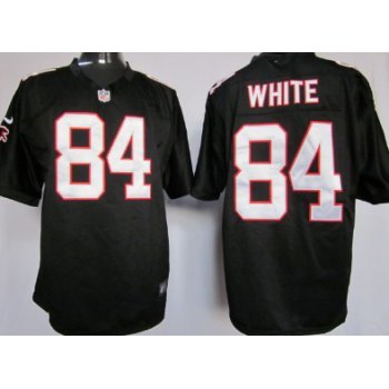 Nike Atlanta Falcons #84 Roddy White Black Game Jersey