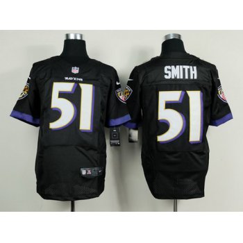 Nike Baltimore Ravens #51 Daryl Smith 2013 Black Elite Jersey