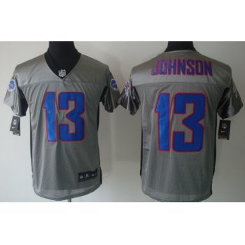 Nike Buffalo Bills #13 Steve Johnson Gray Shadow Elite Jersey