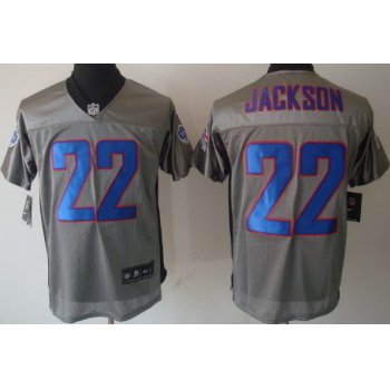 Nike Buffalo Bills #22 Fred Jackson Gray Shadow Elite Jersey
