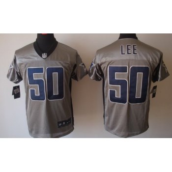 Nike Dallas Cowboys #50 Sean Lee Gray Shadow Elite Jersey