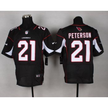Nike Arizona Cardinals #21 Patrick Peterson Black Elite Jersey