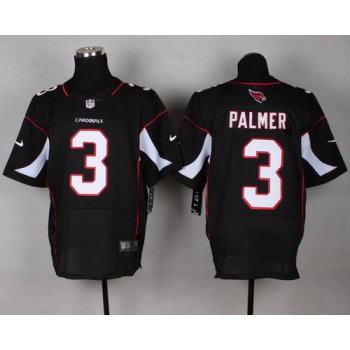 Nike Arizona Cardinals #3 Carson Palmer Black Elite Jersey