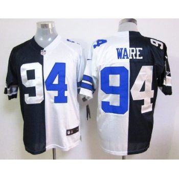 Nike Dallas Cowboys #94 DeMarcus Ware Blue/White Two Tone Elite Jersey