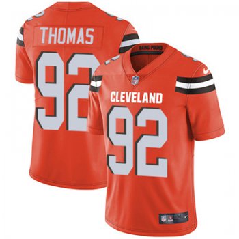 Nike Cleveland Browns #92 Chad Thomas Orange Alternate Men's Stitched NFL Vapor Untouchable Limited Jersey