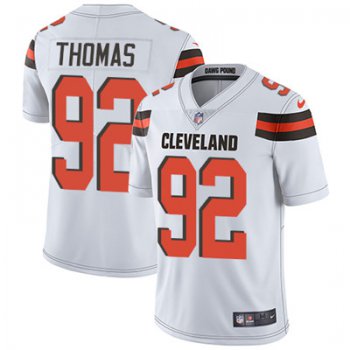 Nike Cleveland Browns #92 Chad Thomas White Men's Stitched NFL Vapor Untouchable Limited Jersey