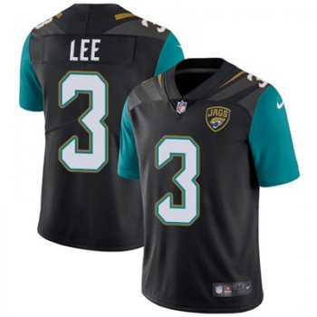 Nike Jacksonville Jaguars #3 Tanner Lee Black Alternate Men's Stitched NFL Vapor Untouchable Limited Jersey