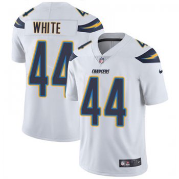 Nike Los Angeles Chargers #44 Kyzir White White Men's Stitched NFL Vapor Untouchable Limited Jersey
