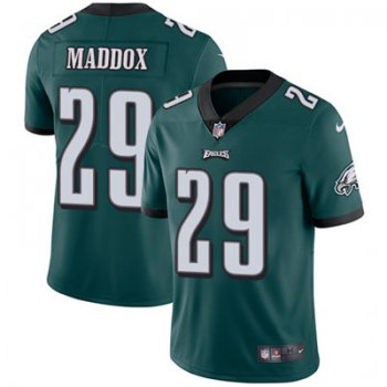 Nike Philadelphia Eagles #29 Avonte Maddox Midnight Green Team Color Men's Stitched NFL Vapor Untouchable Limited Jersey