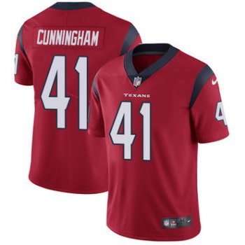 Nike Houston Texans #41 Zach Cunningham Red Alternate Men's Stitched NFL Vapor Untouchable Limited Jerse