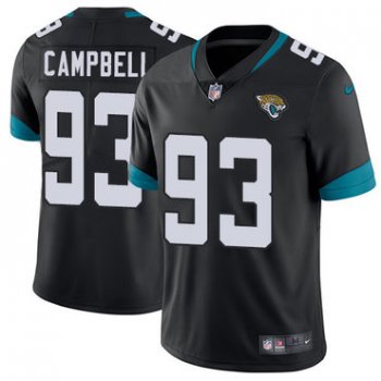 Nike Jacksonville Jaguars #93 Calais Campbell Black Alternate Men's Stitched NFL Vapor Untouchable Limited Jersey