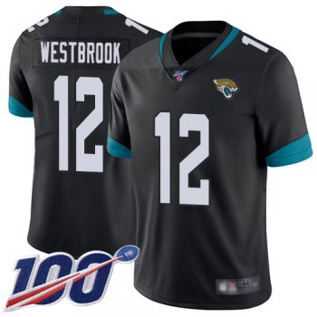 Nike Jaguars #12 Dede Westbrook Black Team Color Men's Stitched NFL 100th Season Vapor Limited Jersey