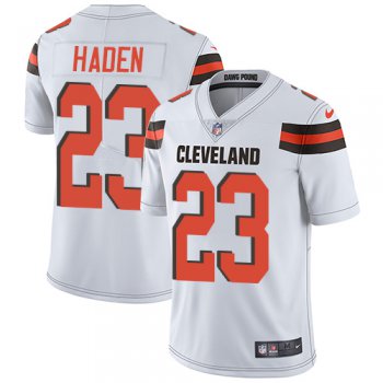 Nike Cleveland Browns #23 Joe Haden White Men's Stitched NFL Vapor Untouchable Limited Jersey