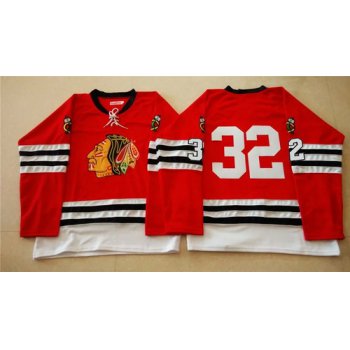 Chicago Blackhawks #32 Michal Rozsival 1960-61 Red Vintage Jersey