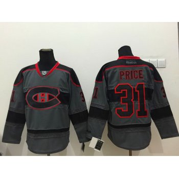 Montreal Canadiens #31 Carey Price Charcoal Gray Jersey