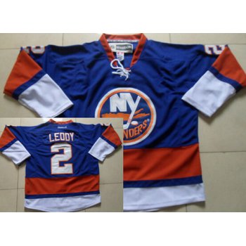 New York Islanders #2 Nick Leddy Light Blue Jersey