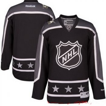 Men's Pacific Division Reebok Black 2017 NHL All-Star Blank Stitched Hockey Jersey