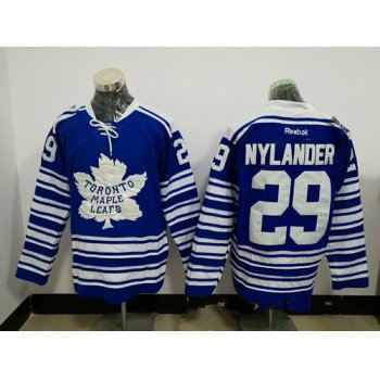 Men's Toronto Maple Leafs #29 William Nylander Blue 2014 Winter Classic Stitched NHL Reebok Hockey Jersey