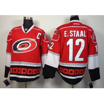 Carolina Hurricanes #12 Eric Staal Red Third Jersey