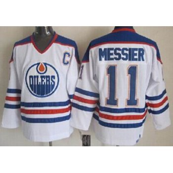 Edmonton Oilers #11 Mark Messier Throwback CCM Jersey