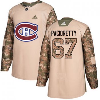 Adidas Canadiens #67 Max Pacioretty Camo Authentic 2017 Veterans Day Stitched NHL Jersey